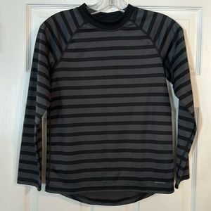 Patagonia striped long sleeved kids shirt.